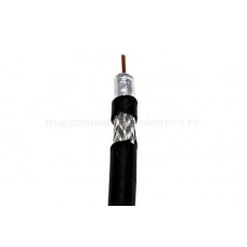 Cablu coaxial DIGI-SAT 3011, 75 Ohm, PE negru, colac 100m Schrack XC1601501